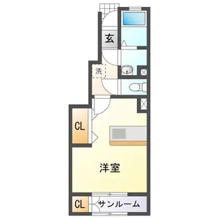 メゾン・ド・モリタIII【1階】の間取り