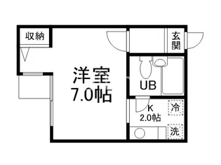 CASA聚楽【5階】の間取り