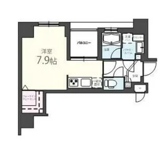 エリートタウン日本橋【8階】の間取り