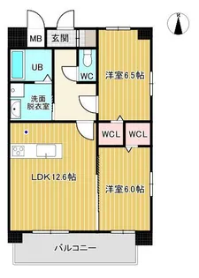 CJ津久礼【3階】の間取り