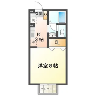 セジュールフジタIII【1階】の間取り