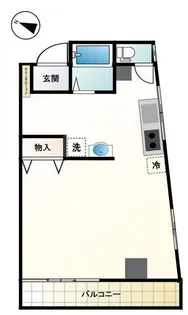 日の出ハイツ【1階】の間取り