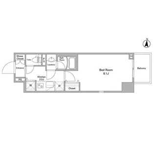 BPRレジデンス西早稲田【3階】の間取り