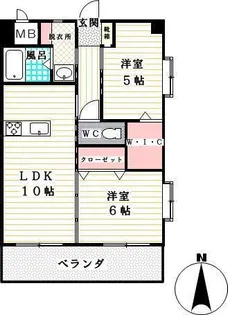 アンジェロ【1階】の間取り