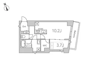 Sun Crest 砧【4階】の間取り