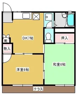 スクエア津田沼【1階】の間取り