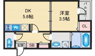 ハーモニーテラス御器所II【2階】の間取り