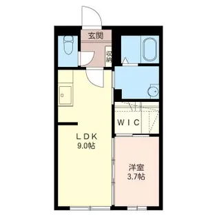 アストール C【1階】の間取り
