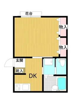 ニッケンコーポC【2階】の間取り