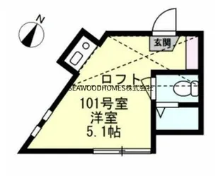 ユナイト金沢八景ハイゼンベルグ【1階】の間取り