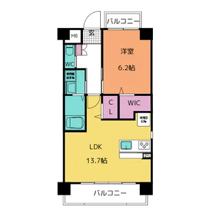 Grace Court Kuwana【4階】の間取り