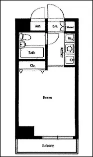 スカイコート芝公園【7階】の間取り