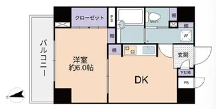五反田サマリヤマンション【6階】の間取り