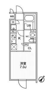 ReveResidence目黒【2階】の間取り