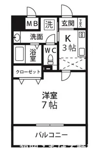 クレストヒルズ【9階】の間取り