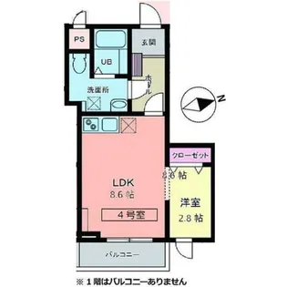 メリディアン多賀城南宮 壱番館【3階】の間取り