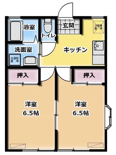 シーバードB【1階】の間取り