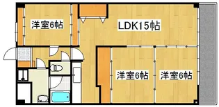 トーカンマンション国分【2階】の間取り