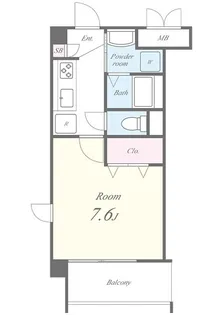フランディル(品川区)【3階】の間取り
