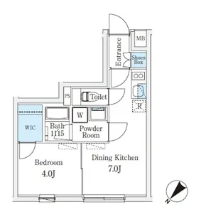 CREATIF学芸大学【2階】の間取り
