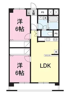 東明マンション【3階】の間取り