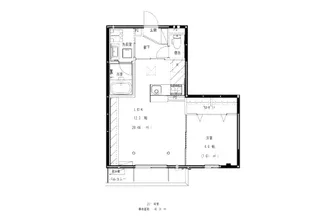 J.Y HILLS【2階】の間取り