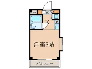 アマデウスコーポ【2階】の間取り