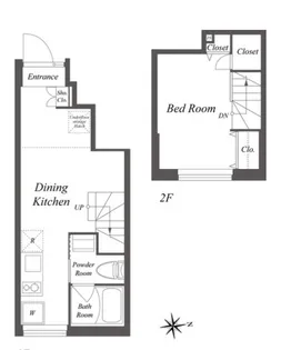 Pair新大久保の間取り