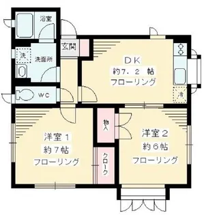 フラット・Y【1階】の間取り