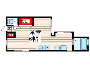 ポワール一之江【2階】の間取り