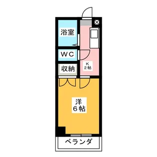 マンション八木倉【5階】の間取り