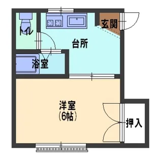 ティファニーハイツ【1階】の間取り