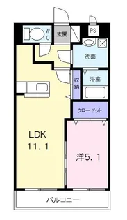 アンジューV【2階】の間取り