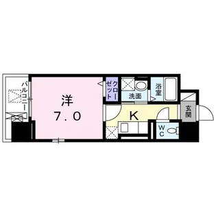 アステールI【5階】の間取り