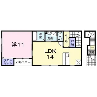 グローリア【2階】の間取り