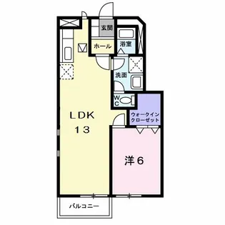 エミネンスコートA【1階】の間取り