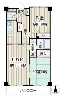 グレース川崎【10階】の間取り