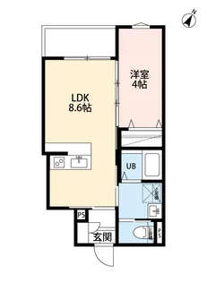 Lumina East ルミナイースト 旧)robot home 東所【3階】の間取り