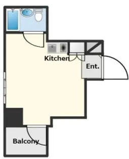 プリンセスコート日本橋【7階】の間取り