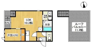 Grandtic K1【2階】の間取り