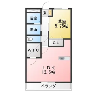 アゼリア神野 B【2階】の間取り