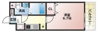 サムティ天王寺EAST【3階】の間取り
