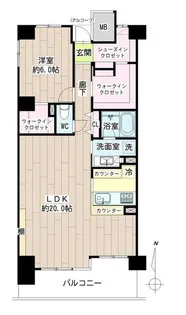 ナイスアーバン洗足池公園【5階】の間取り