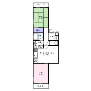 青木ビル【2階】の間取り