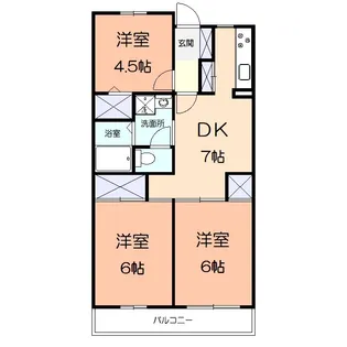 ベルデ鵠沼【2階】の間取り