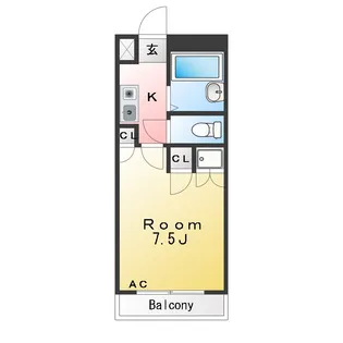 レジデンス北町【3階】の間取り