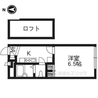 レオパレスかどの【2階】の間取り