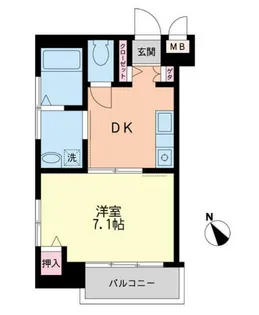 第2富喜マンション【4階】の間取り