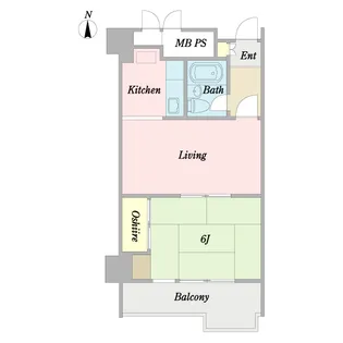 藤塚コーポラス【3階】の間取り