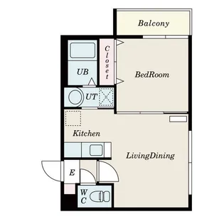 Gentile N18 ジェンティーレ【4階】の間取り